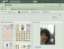 Tablet Screenshot of chi171812.deviantart.com