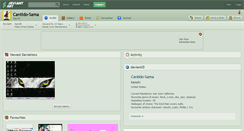 Desktop Screenshot of cantido-sama.deviantart.com