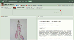 Desktop Screenshot of diaryofadeadgirl.deviantart.com