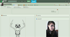Desktop Screenshot of annewolfsrain.deviantart.com