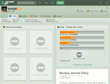 Tablet Screenshot of lanista8.deviantart.com