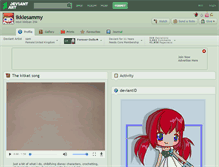 Tablet Screenshot of ikklesammy.deviantart.com