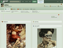 Tablet Screenshot of dolice.deviantart.com