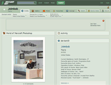 Tablet Screenshot of joimbob.deviantart.com