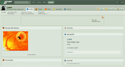 Desktop Screenshot of lubel.deviantart.com