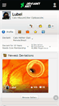 Mobile Screenshot of lubel.deviantart.com