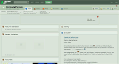 Desktop Screenshot of denicacatforcute.deviantart.com