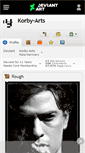 Mobile Screenshot of korby-arts.deviantart.com