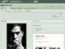 Tablet Screenshot of korby-arts.deviantart.com