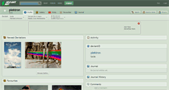 Desktop Screenshot of plektron.deviantart.com