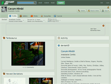 Tablet Screenshot of cavum-nimbi.deviantart.com