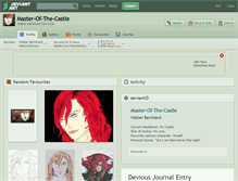 Tablet Screenshot of master-of-the-castle.deviantart.com