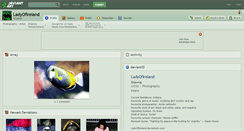 Desktop Screenshot of ladyofireland.deviantart.com