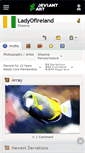 Mobile Screenshot of ladyofireland.deviantart.com