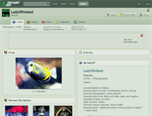 Tablet Screenshot of ladyofireland.deviantart.com