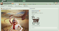 Desktop Screenshot of madamethenadier.deviantart.com