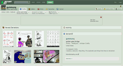 Desktop Screenshot of gummunq.deviantart.com