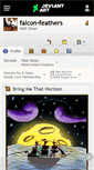 Mobile Screenshot of falcon-feathers.deviantart.com