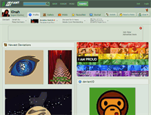 Tablet Screenshot of i0nah.deviantart.com