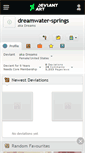 Mobile Screenshot of dreamwater-springs.deviantart.com
