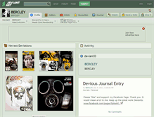 Tablet Screenshot of bercley.deviantart.com