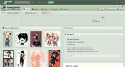 Desktop Screenshot of pineapplebutt.deviantart.com
