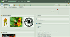 Desktop Screenshot of kubnet.deviantart.com