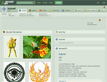 Tablet Screenshot of kubnet.deviantart.com