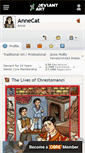 Mobile Screenshot of annecat.deviantart.com