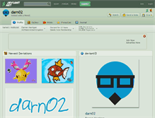 Tablet Screenshot of darn02.deviantart.com