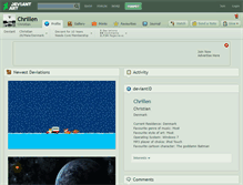 Tablet Screenshot of chrillen.deviantart.com
