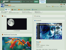 Tablet Screenshot of dooa.deviantart.com