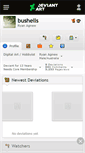Mobile Screenshot of bushells.deviantart.com