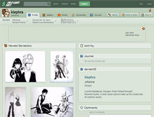 Tablet Screenshot of kiephra.deviantart.com