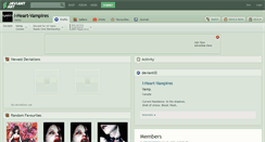 Desktop Screenshot of i-heart-vampires.deviantart.com