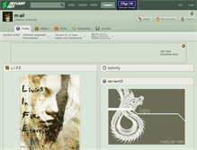 Tablet Screenshot of m-ali.deviantart.com