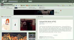 Desktop Screenshot of belmondo4447.deviantart.com