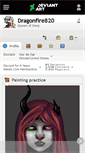 Mobile Screenshot of dragonfire820.deviantart.com