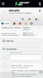 Mobile Screenshot of mewshii.deviantart.com