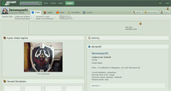 Desktop Screenshot of demoneyes92.deviantart.com