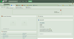 Desktop Screenshot of cinnykins.deviantart.com
