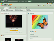 Tablet Screenshot of duches77.deviantart.com