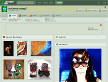 Tablet Screenshot of baydemiraysegul.deviantart.com