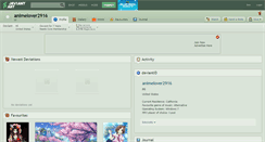 Desktop Screenshot of animelover2916.deviantart.com