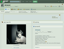 Tablet Screenshot of dempsej.deviantart.com