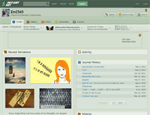 Tablet Screenshot of emz565.deviantart.com