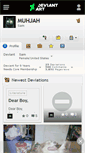 Mobile Screenshot of muhjah.deviantart.com
