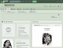 Tablet Screenshot of bighairmexican.deviantart.com