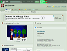 Tablet Screenshot of alecridgeway.deviantart.com