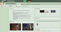 Desktop Screenshot of love-grimmichi-love.deviantart.com